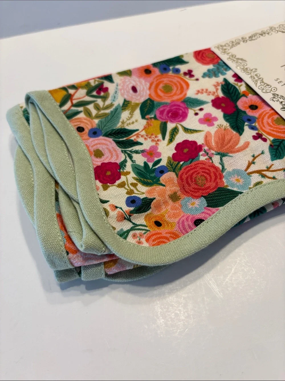 Rifle Paper Co. Floral Garden Napkin Set of 2